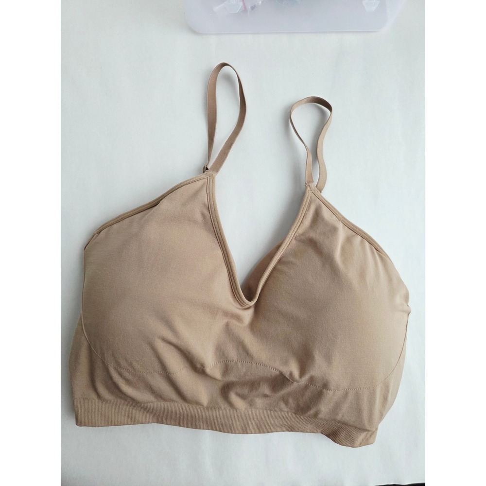 Yitty Nearly Naked Shaping Bralette Tan Neutral Seamless Wireless XL/XXL